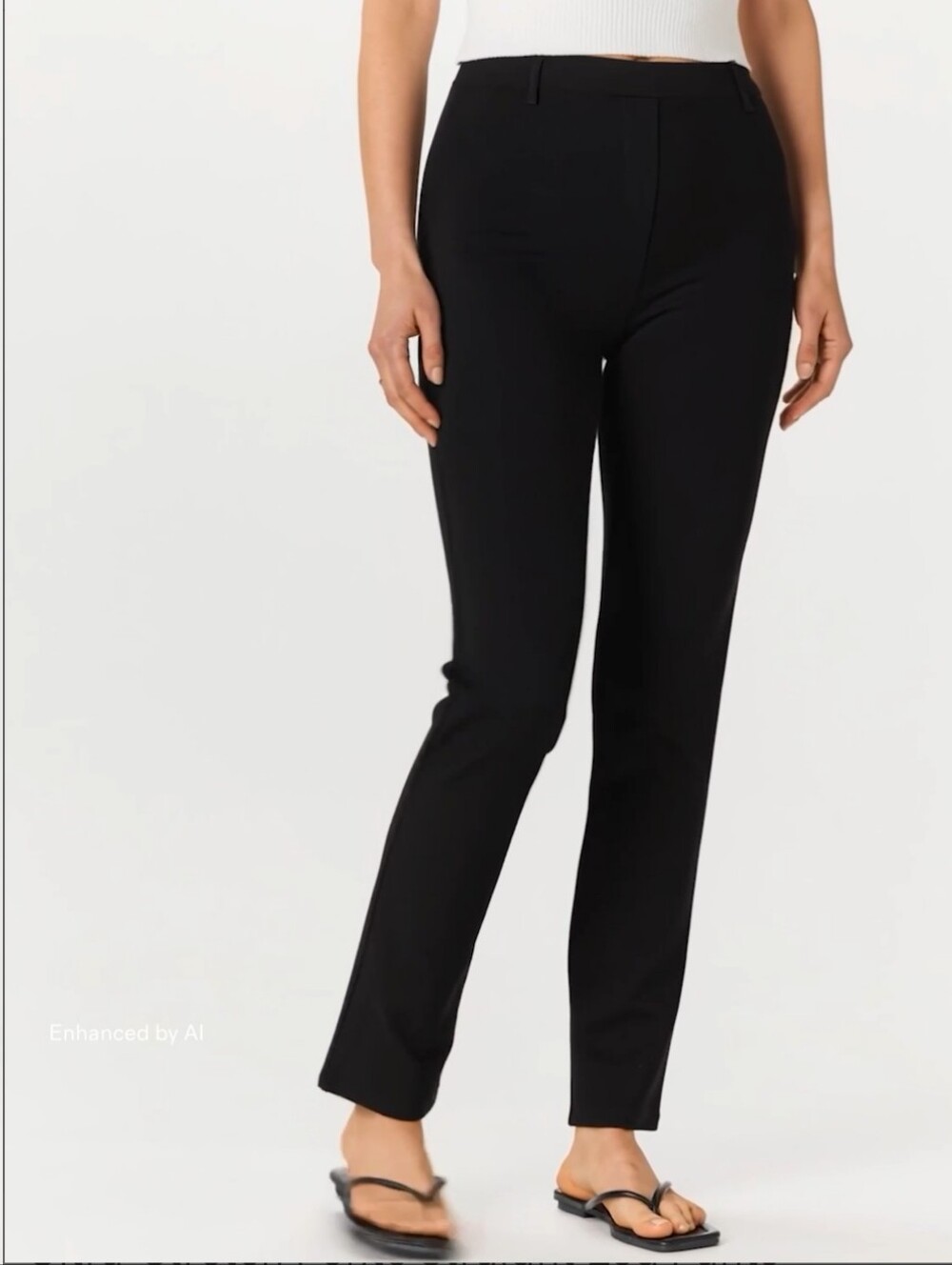 Quince Ultra-Stretch Ponte Straight Leg Pants
